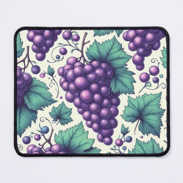 Item preview, Grapes pattern designed and sold by FLATVAC STICKER.