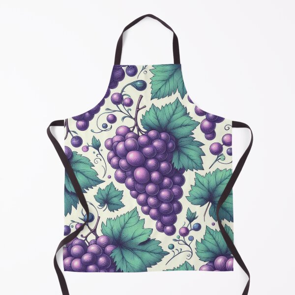 Item preview, Grapes pattern designed and sold by FLATVAC STICKER.