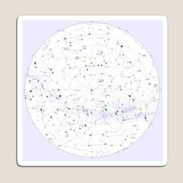 Constellation Map Magnet