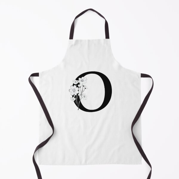 Item preview, Black Letter O Monogram with Flowers designed and sold by To the Lua.