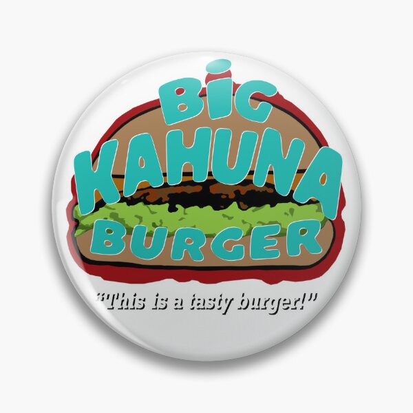 Item preview, Big Kahuna Burger Logo and Slogan designed and sold by Havocstaff.