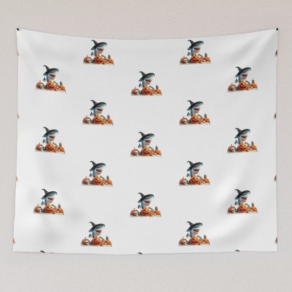 Item preview, Spooky Halloween Shark Bash designed and sold by jglobal360.