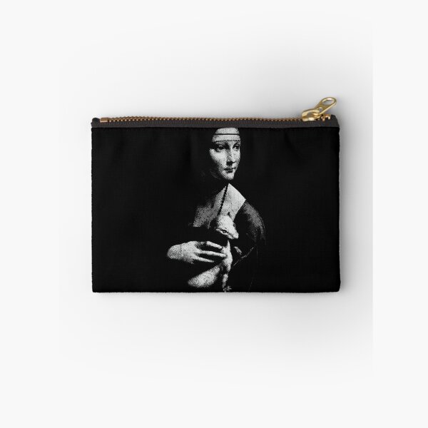Item preview, Lady with an Ermine Minimalized Vertical Lines White Version designed and sold by pelagio.