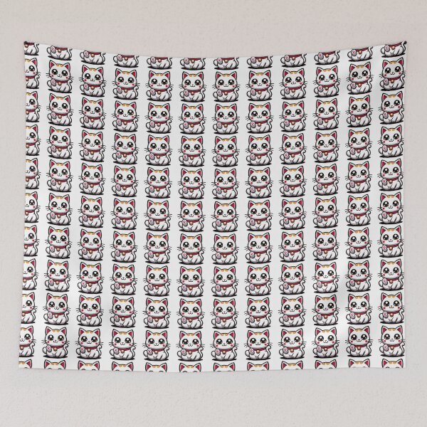 Item preview, Lucky Manekineko Art | Japanese Culture Beckoning Cat designed and sold by NipponLifestyle.