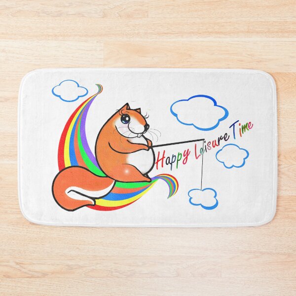 Item preview, Cute Squirrel enjoying happy leisure time  designed and sold by Shirley cute art .
