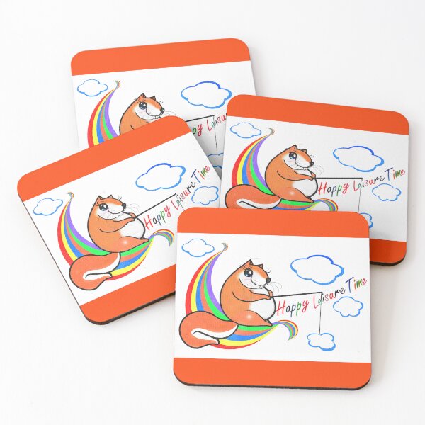 Item preview, Cute Squirrel enjoying happy leisure time  designed and sold by Shirley cute art .
