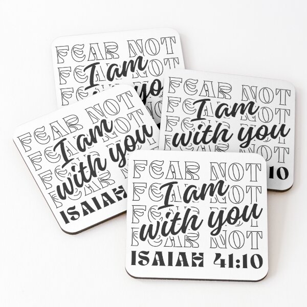 Item preview, Fear Not, I am whith You, Isaiah 41:10, christian quotes  designed and sold by MoriaStore.