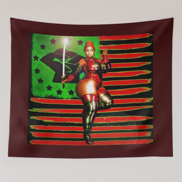 Item preview, The Asiatic Swordswoman designed and sold by Alphaholics Non-Anonymous Art Studios.
