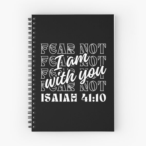 Item preview, Fear Not, I am whith You, Isaiah 41:10, bible verse designed and sold by MoriaStore.