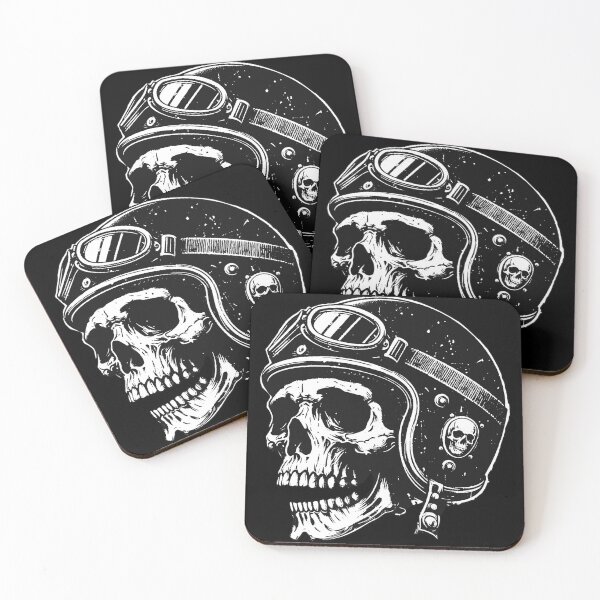 Item preview, Dark Art Skull Rider Helmet Motorcycle Biker Grunge Vintage Tattoo designed and sold by MORSPECTIVE.