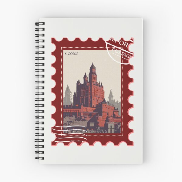 Item preview, Kings landing red keep postage stamp art designed and sold by biancallorin.