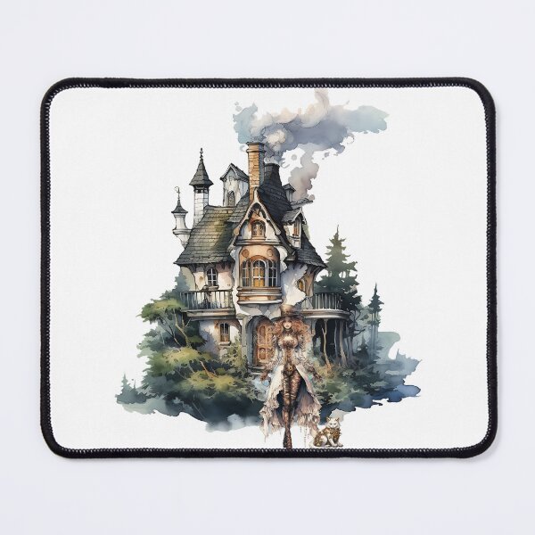Item preview, Steampunk Beautiful White Witch House designed and sold by IBTees.