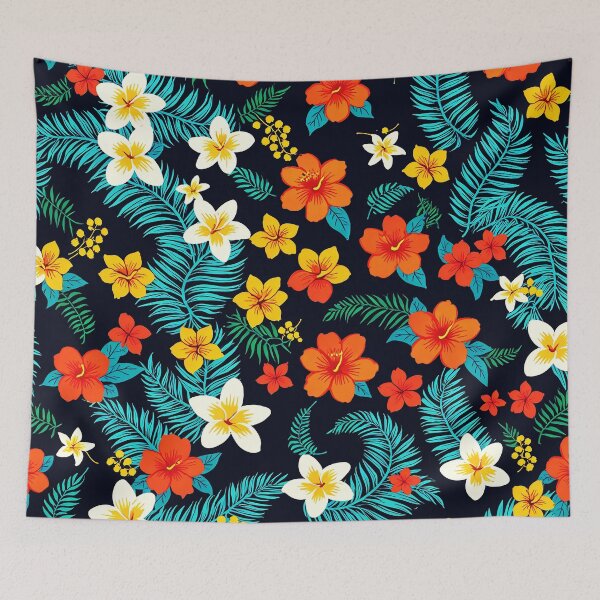 Item preview, Rainbow Island Colorful Tropical Paradise designed and sold by Thai Vibe Studio.