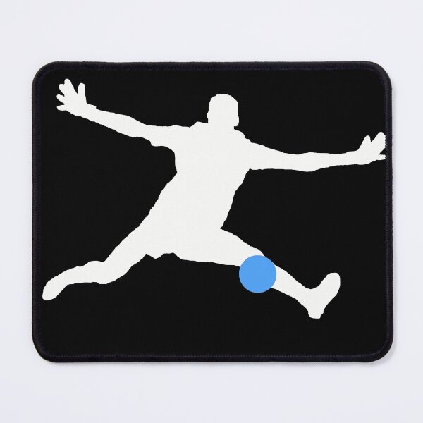 Item preview, Goalie Silhoutte / Silueta Arquero (White and Blue) designed and sold by verita924.