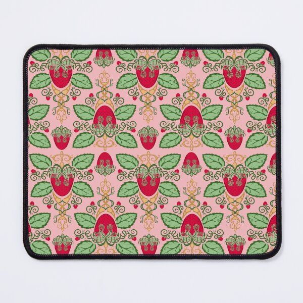 Item preview, Nouveau Strawberry Pattern Pink by JoyzArtz designed and sold by JoyzArtz.