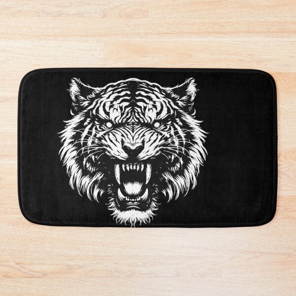 Item preview, Dark Art Tiger Beast Wild Animal King Scary Grunge Vintage Tattoo designed and sold by MORSPECTIVE.