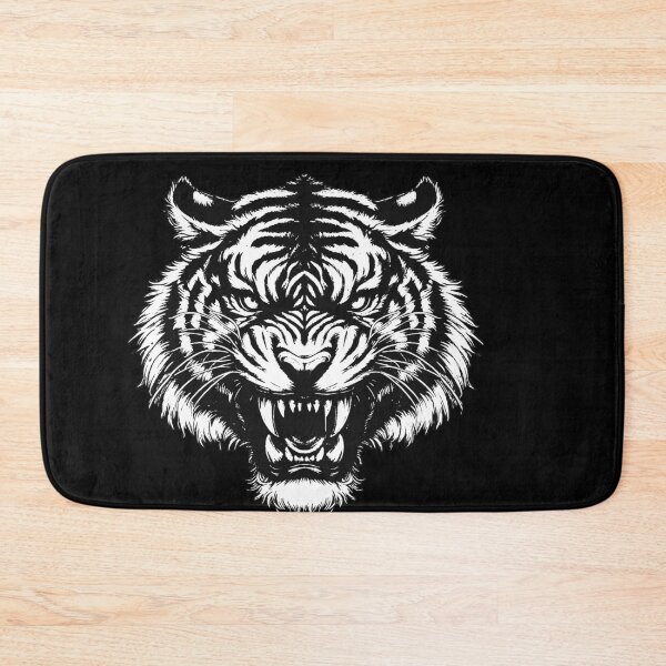 Item preview, Dark Art Tiger Beast Wild Animal King Scary Grunge Vintage Tattoo designed and sold by MORSPECTIVE.
