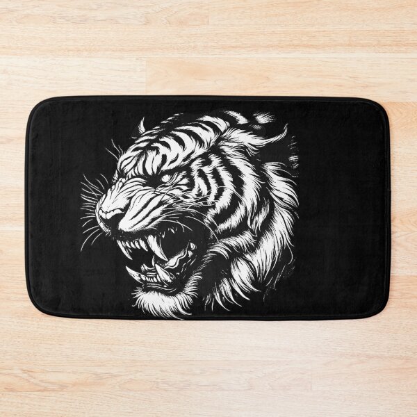 Item preview, Dark Art Tiger Beast Wild Animal King Scary Grunge Vintage Tattoo designed and sold by MORSPECTIVE.