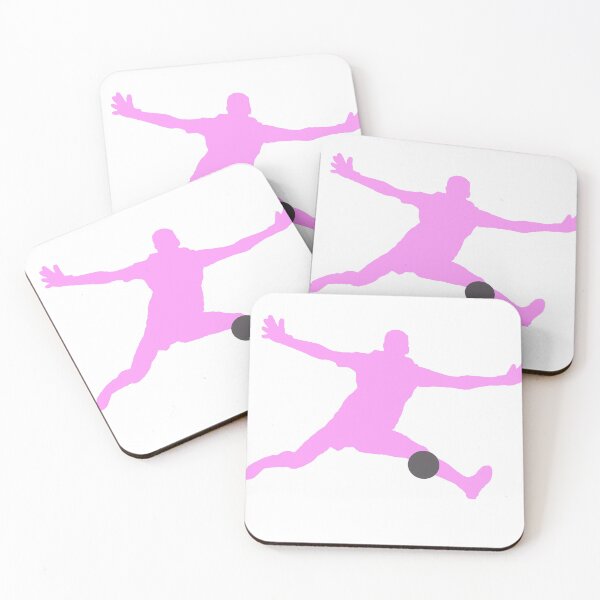 Item preview, Goalie Silhuette / Silueta Arquero (Pink and Gray) designed and sold by verita924.