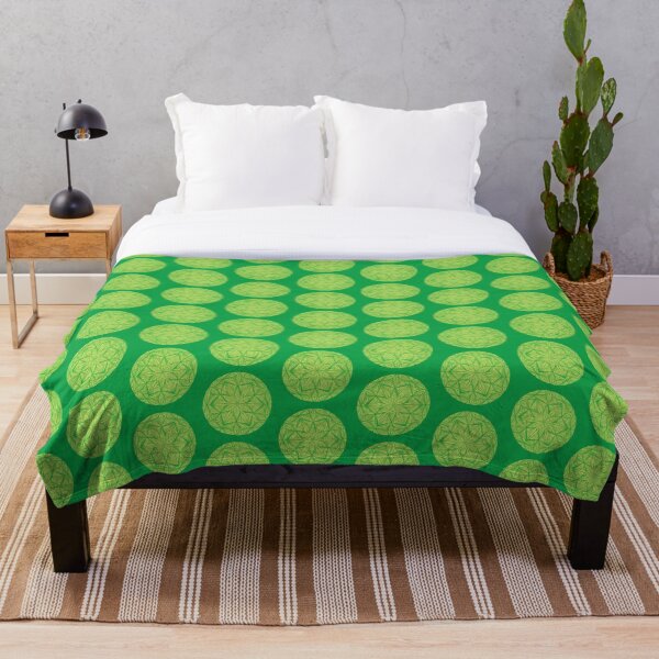Item preview, Flower of Life Color Palette Mandalas : 130 - Grass Green designed and sold by SonoSonoStudio.