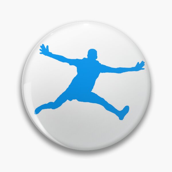 Item preview, Goalie Silhouette / Silueta Arquero (Blue) designed and sold by verita924.