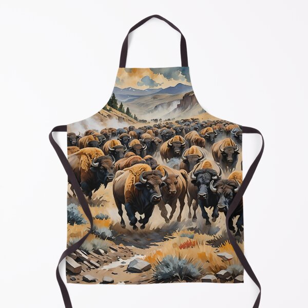 Item preview, Buffalo Stampede designed and sold by Paw's Arts.