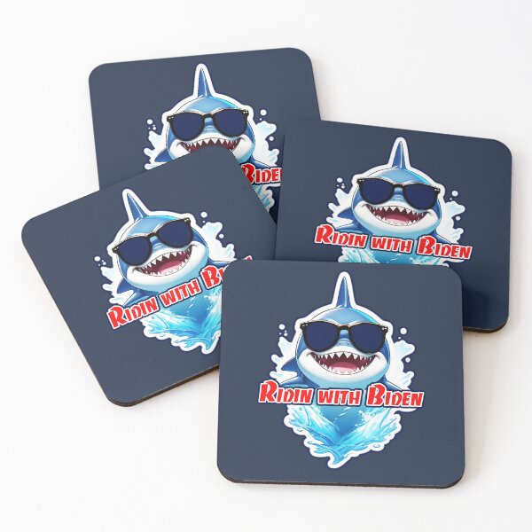 Item preview, Shark in Sunglasses - Ridin with Biden designed and sold by Thelittlelord.