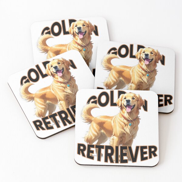 Item preview, Cartoon Golden Retriever designed and sold by ALUADI.