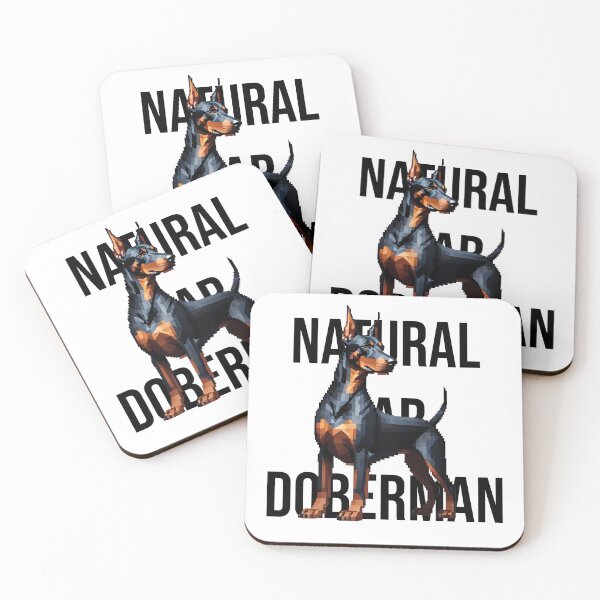 Item preview, 8-bit Pixel Natural Ear Doberman designed and sold by ALUADI.