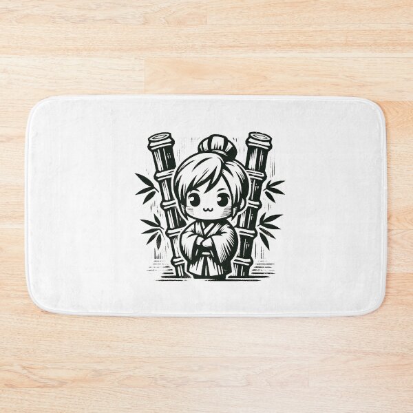 Item preview, Japanese Chibi Bamboo Art | Minimalistic Kawaii lIllustrator Design designed and sold by NipponLifestyle.
