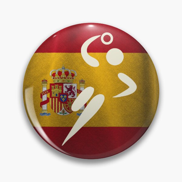 Item preview, European Team Handball Basic Sport Design Spain Flag Series designed and sold by Felipe G Studio.