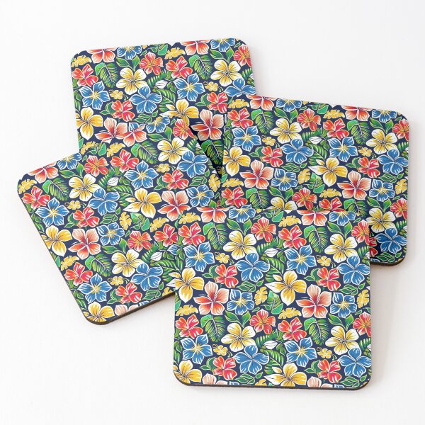 Item preview, Polynesian Flower Pattern designed and sold by Myra365Art.