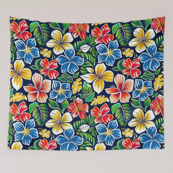 Aperçu de l'œuvre Motif de fleurs polynésiennes créée et vendue par Myra365Art.
