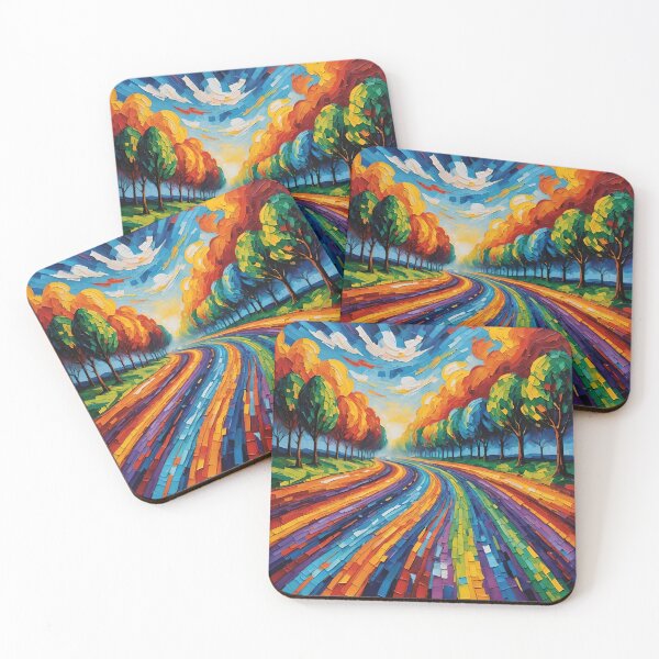 Item preview, Rainbow Road designed and sold by Paw's Arts.