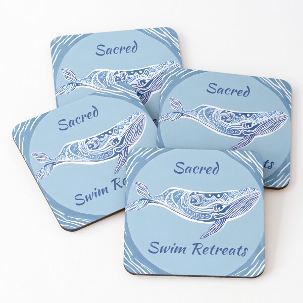 Item preview, Sacred Swim Retreats - Tribal Whale designed and sold by Whale & Dolphin Wisdom Retreats.