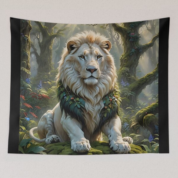 Item preview, White lion king of the forest designed and sold by Astralia.