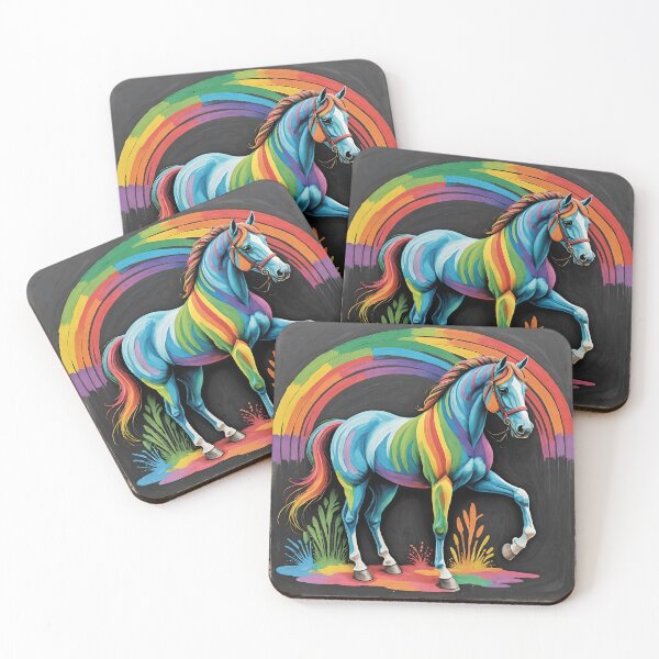Item preview, Rainbow Horse designed and sold by Paw's Arts.