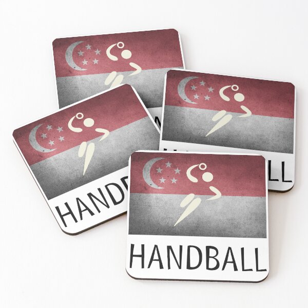 Item preview, European Team Handball Basic Sport Design Singapore Flag Series designed and sold by Felipe G Studio.