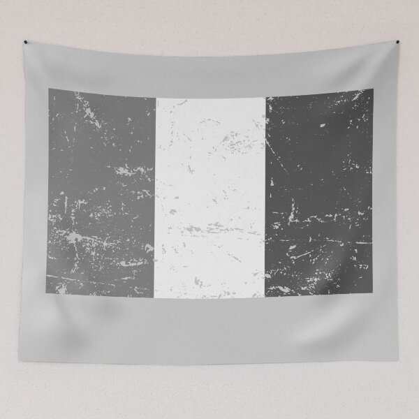Item preview, Ivory Coast flag black and white vintage effect designed and sold by Starstacks.