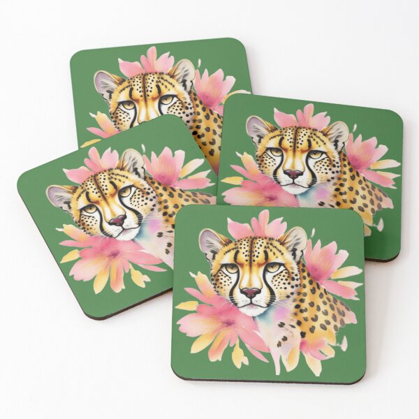 Item preview, Watercolor cheetah  designed and sold by Roxburylane.