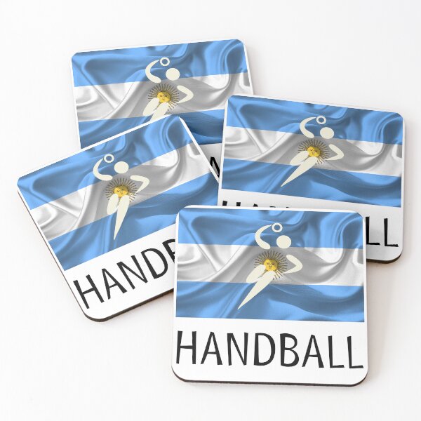 Item preview, European Team Handball Basic Sport Design Argentina Flag Series designed and sold by Felipe G Studio.