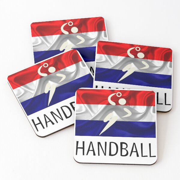 Item preview, European Team Handball Basic Sport Design Holland Netherlands Flag Series designed and sold by Felipe G Studio.