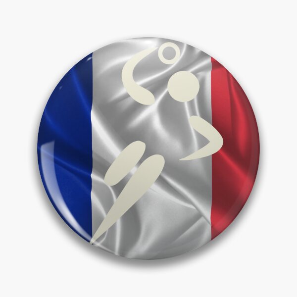Item preview, European Team Handball Basic Sport Design France Flag Series designed and sold by Felipe G Studio.