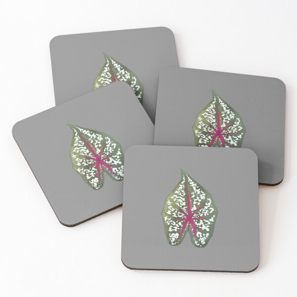 Item preview, heart-shaped leaves of Caladium bicolor designed and sold by MiMee4451.