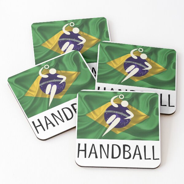 Item preview, European Team Handball Basic Sport Design Brazil Flag Series designed and sold by Felipe G Studio.