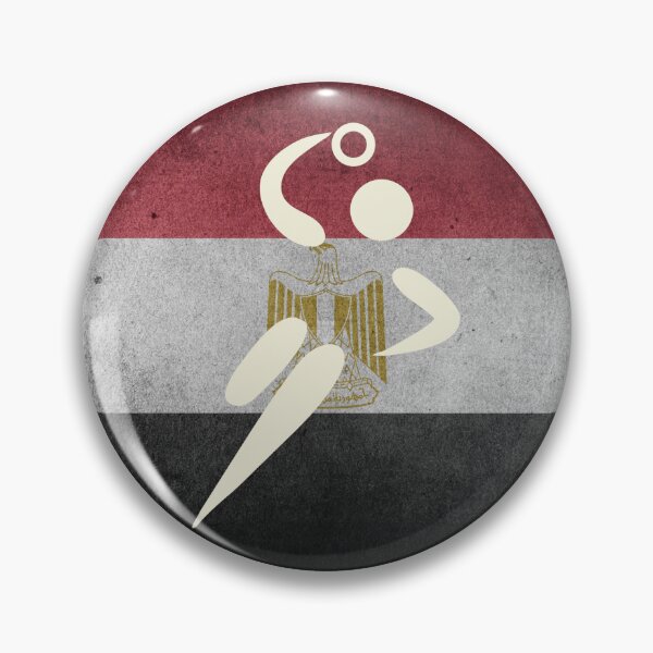 Item preview, European Team Handball Basic Sport Design Egypt Flag Series designed and sold by Felipe G Studio.