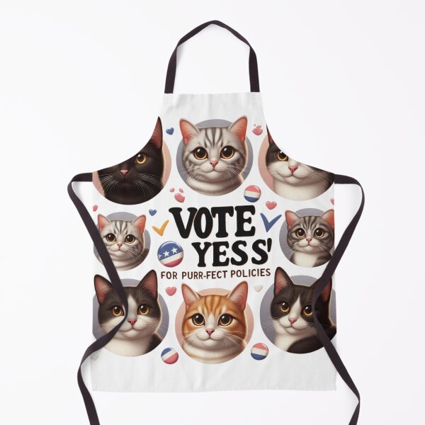 Item preview, Vote Yes for Purr-fect Policies designed and sold by MarandSviet.