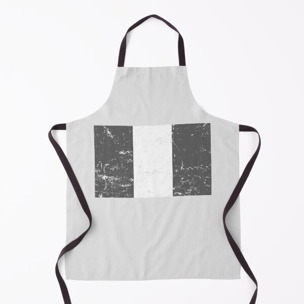 Item preview, Nigeria black and white flag vintage finish designed and sold by Starstacks.