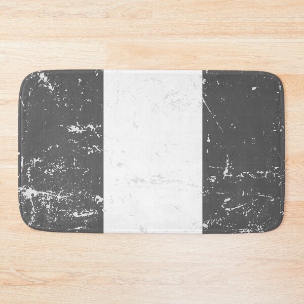 Item preview, Nigeria black and white flag vintage finish designed and sold by Starstacks.