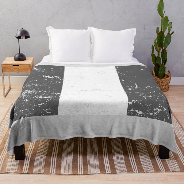 Item preview, Nigeria black and white flag vintage finish designed and sold by Starstacks.